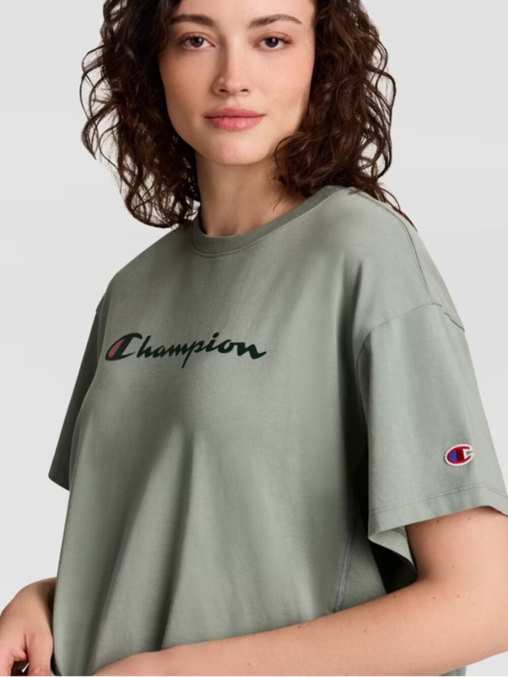 Champion Women's Short Sleeve T-Shirt - Lilypad M
